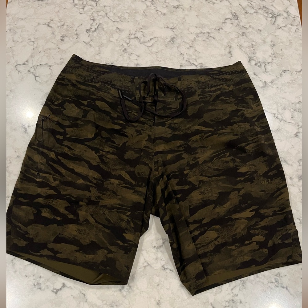 Lululemon Camouflage Print Board Shorts